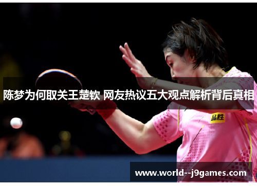 陈梦为何取关王楚钦 网友热议五大观点解析背后真相